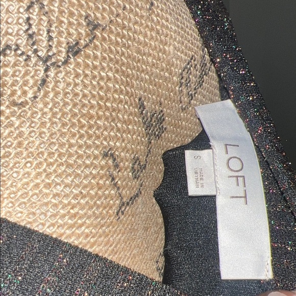 Loft Elegant Black/Glitter Women's Dress - Picture 6 of 6